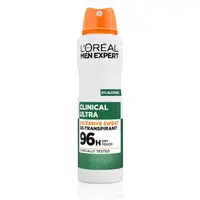 L’Oréal Paris Men Expert Clinical Ultra antiperspirant v spreji pre mužov 150 ml
