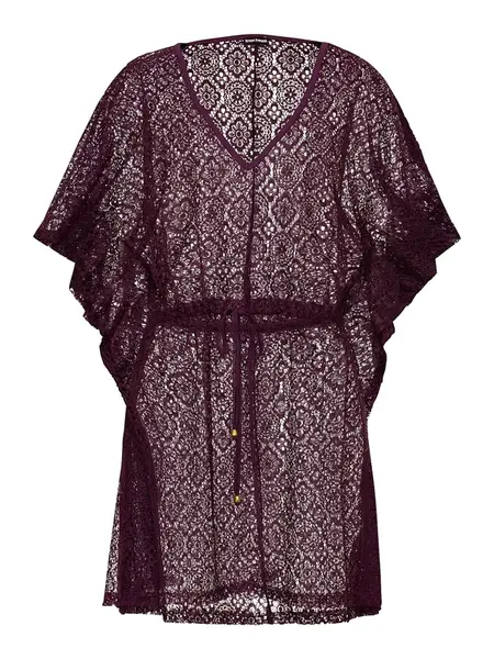 Bruno Banani Plážové šaty  bordová