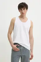 Bavlněné tričko Levi's HOUSEMARK TANK bílá barva, A7256