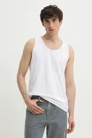 Bavlněné tričko Levi's HOUSEMARK TANK bílá barva, A7256