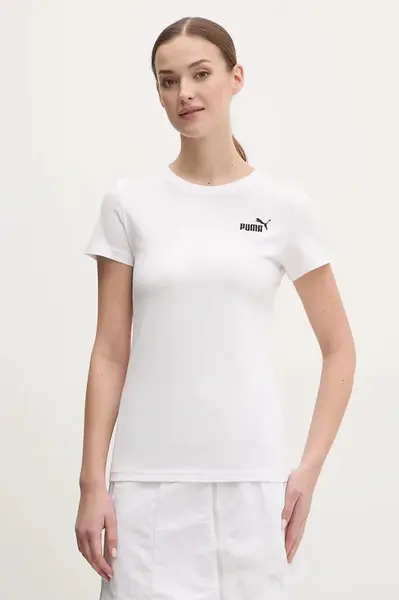 Bavlněné tričko Puma