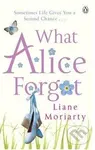 What Alice Forgot - Liane Moriarty - kniha z kategorie Společenská beletrie