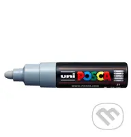 Posca akrylový popisovač PC-7M, 4,5 - 5,5 mm, šedá (s kulatým silným hrotem)