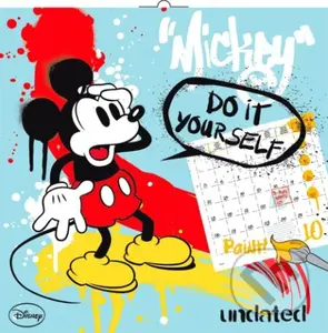 "Mickey" Do it yourself - undated (nástěnný omalovánkový nedatovaný kalendář)