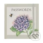 Zápisník na hesla - Hortenzie