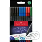 Popisovače Grip Finepen 0,4 mm 10 farebné Office