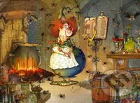 François Ruyer - Witch Kitchen - puzzle z kategorie Umělecké