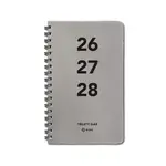 Diář tříletý 14denní, stříbrný