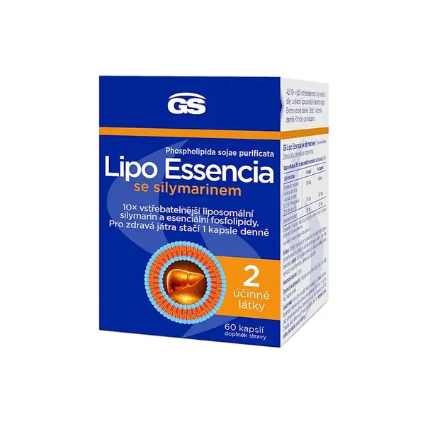 GS Lipo Essencia so silymarínom 60 kapsúl