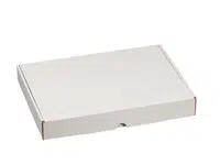 25 ks - Krabica poštová plochá 225x155x45, biela