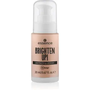 essence BRIGHTEN UP! Perfecting Primer tekutá podkladová báze pod make-up odstín 02 Beige 20 ml