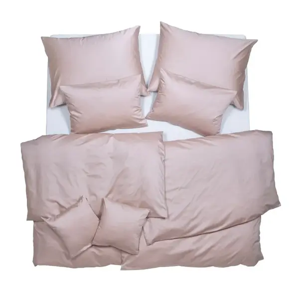 SCANquilt povlečení EXCLUSIVE TENCEL PLUS starorůžová 140 x 200/70 x 90 cm