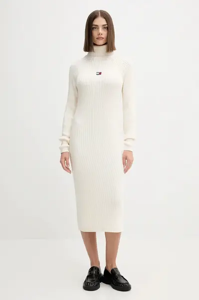 Bavlněné šaty Tommy Jeans