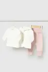 Kojenecká sada Mayoral Newborn 3-pack růžová barva, 2631