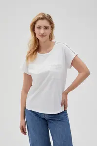 Marisse Women's T-Shirt L-Ts-4635 White