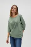 Marisse Women's Sweatshirt L-Bl-4600 Olive