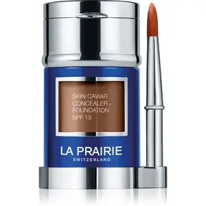 La Prairie Skin Caviar Concealer Foundation make-up a korektor SPF 15 odstín NW-60 Warm Cinnamon 30 ml