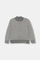 Dětský bavlněný kardigan United Colors of Benetton šedá barva, 120YC500W