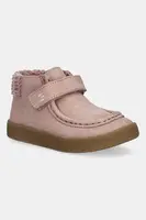 Dětské polobotky Garvalin růžová barva, 251327