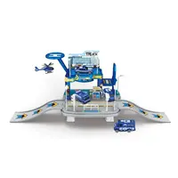 Garáž Policejní stanice s pumpou set 65 cm - český obal