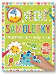 Veľké samolepky a maľovanky pre malé ruky Dino ostrov