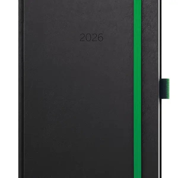 Denní diář 2026 David Nora A5 zelená