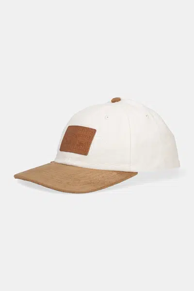 Kšiltovka Levi's béžová barva, s aplikací, 000A9-0014