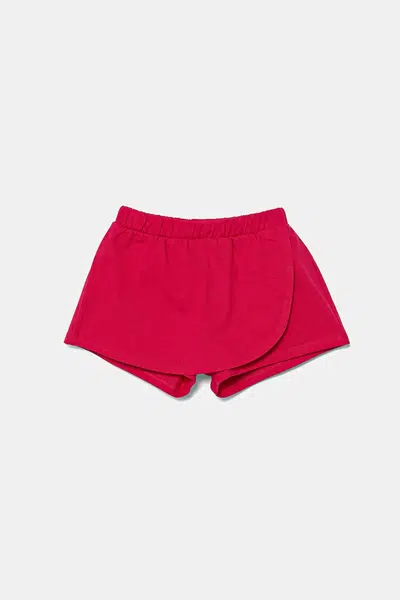 Dětská bavlněná kalhotová sukně United Colors of Benetton růžová barva, 3BL0G901W
