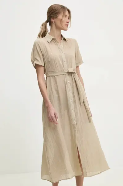 Lněné šaty Answear.LAB