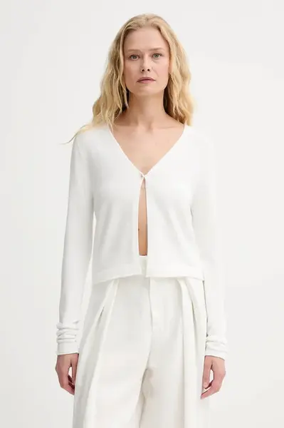 Kardigan Morgan dámský, bílá barva, MZINA