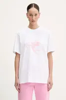 Bavlněné tričko Fiorucci White Cupid Print Regular Fit T-Shirt