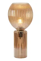 Stolní lampa Markslöjd Toulipa žlutá barva