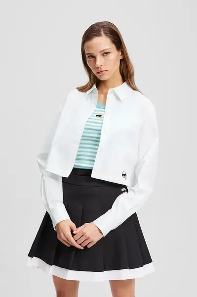 Bavlněná košile Karl Lagerfeld IKON