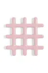 Podložka na horké nádobí &k amsterdam grid pink růžová barva