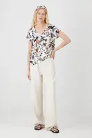 Bavlněné tričko Medicine dámské, bílá barva