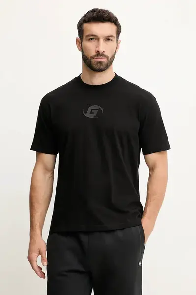 Bavlněné tričko Guess černá barva, s potiskem, Z5GI00 I3Z14