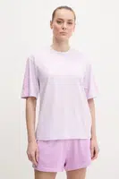 Bavlněné tričko adidas Essentials fialová barva, JE1220