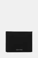 Kožená peněženka Calvin Klein pánská, černá barva, LV04D1045G