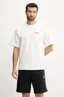 Bavlněné tričko 47 brand MLB New York Yankees pánské, béžová barva, s potiskem, BB017TMOPWI637164SS