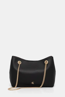 Kabelka Calvin Klein černá barva, LV04F3205G