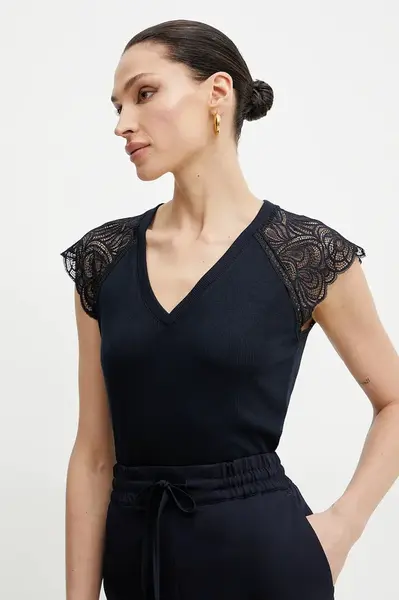 Tričko Morgan DMEG tmavomodrá barva, DMEG