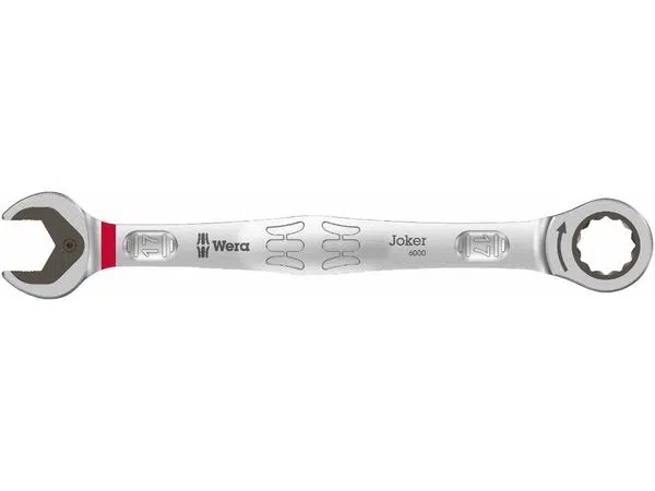 Wera 073277 Otevřený a očkový ráčnový klíč Joker 17 mm