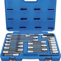 BGS technic Zástrčné hlavice Imbus, TORX, XZN a RIBE, 4hran 1/2", sada 38 dílů - BGS 5184