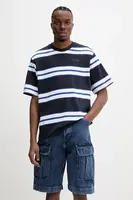 Bavlněné tričko G-Star pánské, tmavomodrá barva, D25962-D973