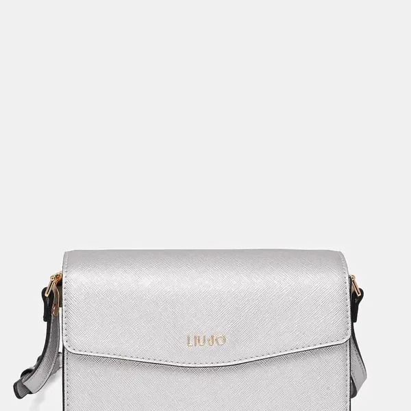 Kabelka Liu Jo stříbrná barva, AA5173 E0087