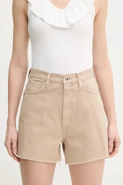 Džínové šortky Pepe Jeans A-LINE SHORT UHW RACHEL