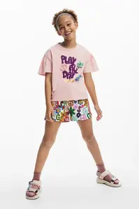 Dětské bavlněné tričko Desigual