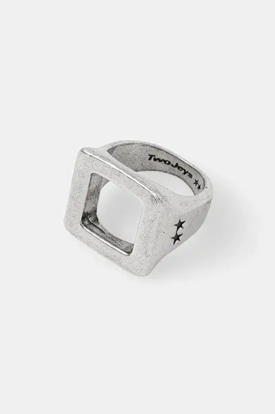 Postříbřený prsten Twojeys