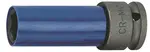 Nástrčná hlavice 1/2" s krytkou na ALU, pro rázové utahováky, 22 mm - JONNESWAY S18A4122 Velikost: 17 mm