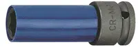Nástrčná hlavice 1/2" s krytkou na ALU, pro rázové utahováky, 22 mm - JONNESWAY S18A4122 Velikost: 17 mm